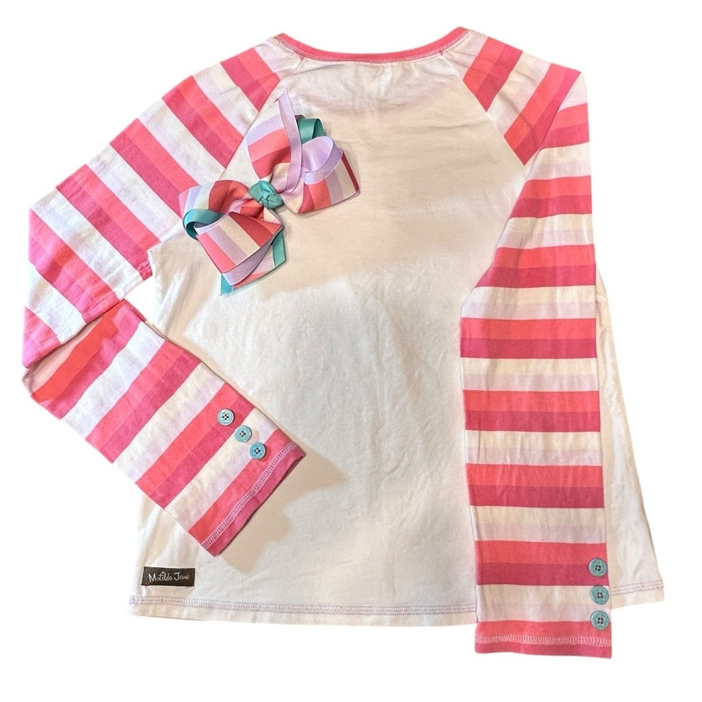 Girls MATILDA JANE Wonderment‎ Full of Wonder Tee size 12 NWOT Matching Hair Bow - Picture 6 of 7